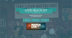 Desktop Screenshot of longbeachjazzfest.com